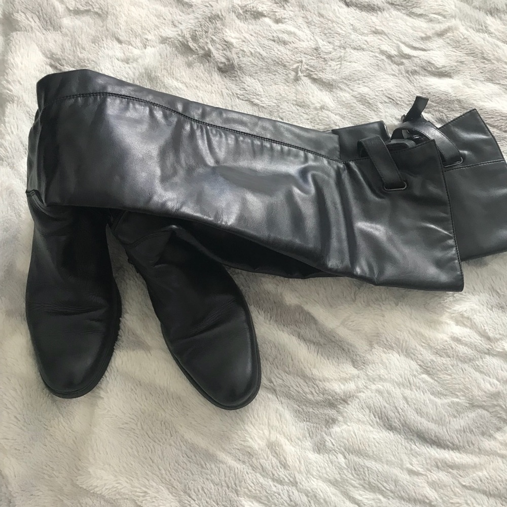 Over the Knee Genuine Leather Italian Boots